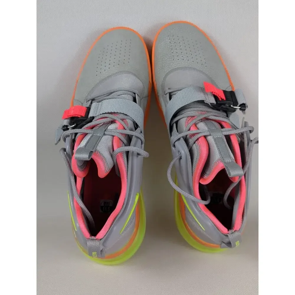 Nike Air Force 270 Sherbert Gray Orange Men’s Size 11.5 AH6772-007 WORN TWICE